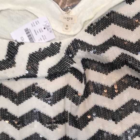 J Crew Sequin Top.       Small - Picture 2 of 2